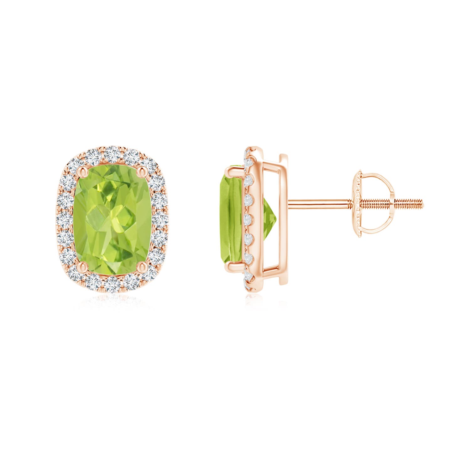 AA - Peridot / 1.94 CT / 14 KT Rose Gold