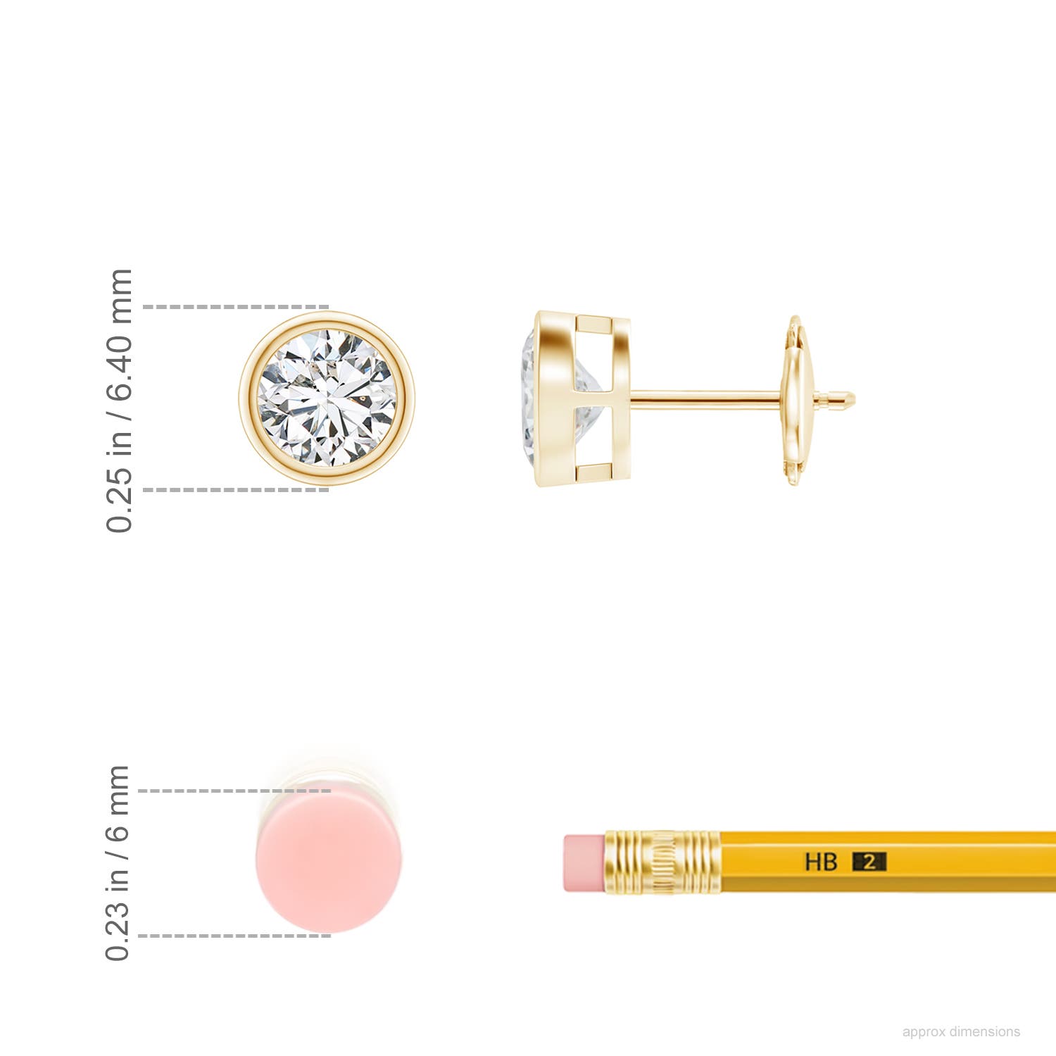 H, SI2 / 0.94 CT / 14 KT Yellow Gold