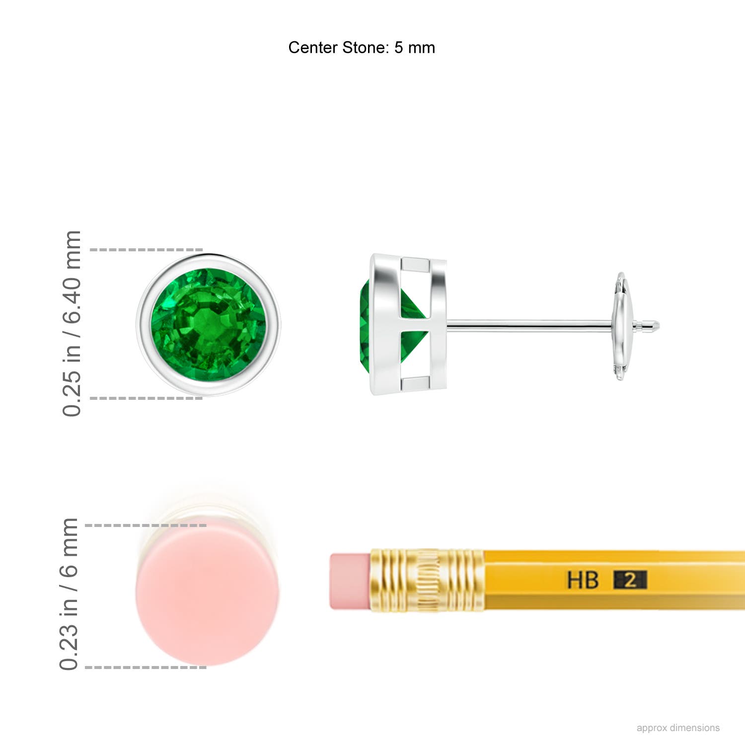 AAAA - Emerald / 0.9 CT / 14 KT White Gold