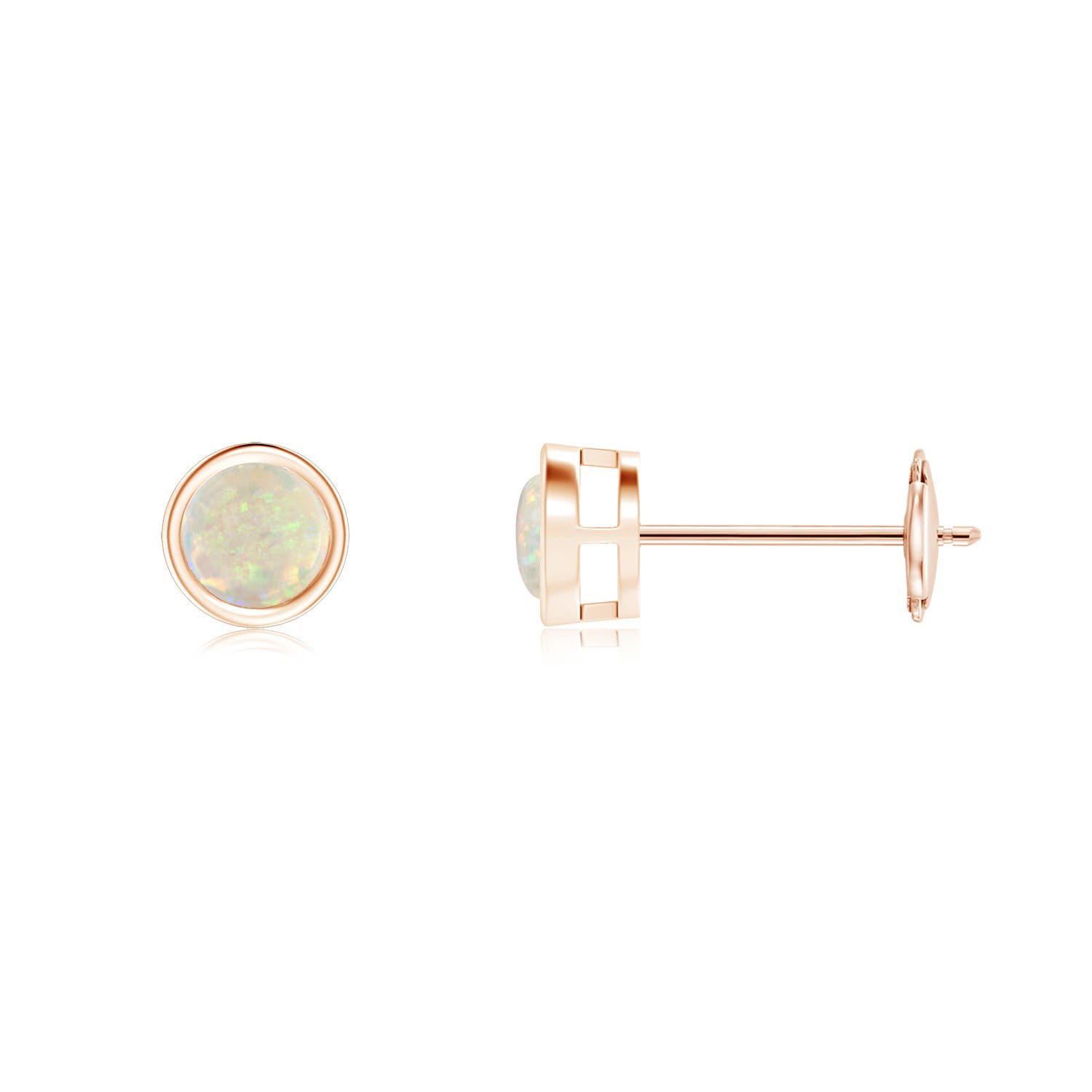 AAA - Opal / 0.32 CT / 14 KT Rose Gold