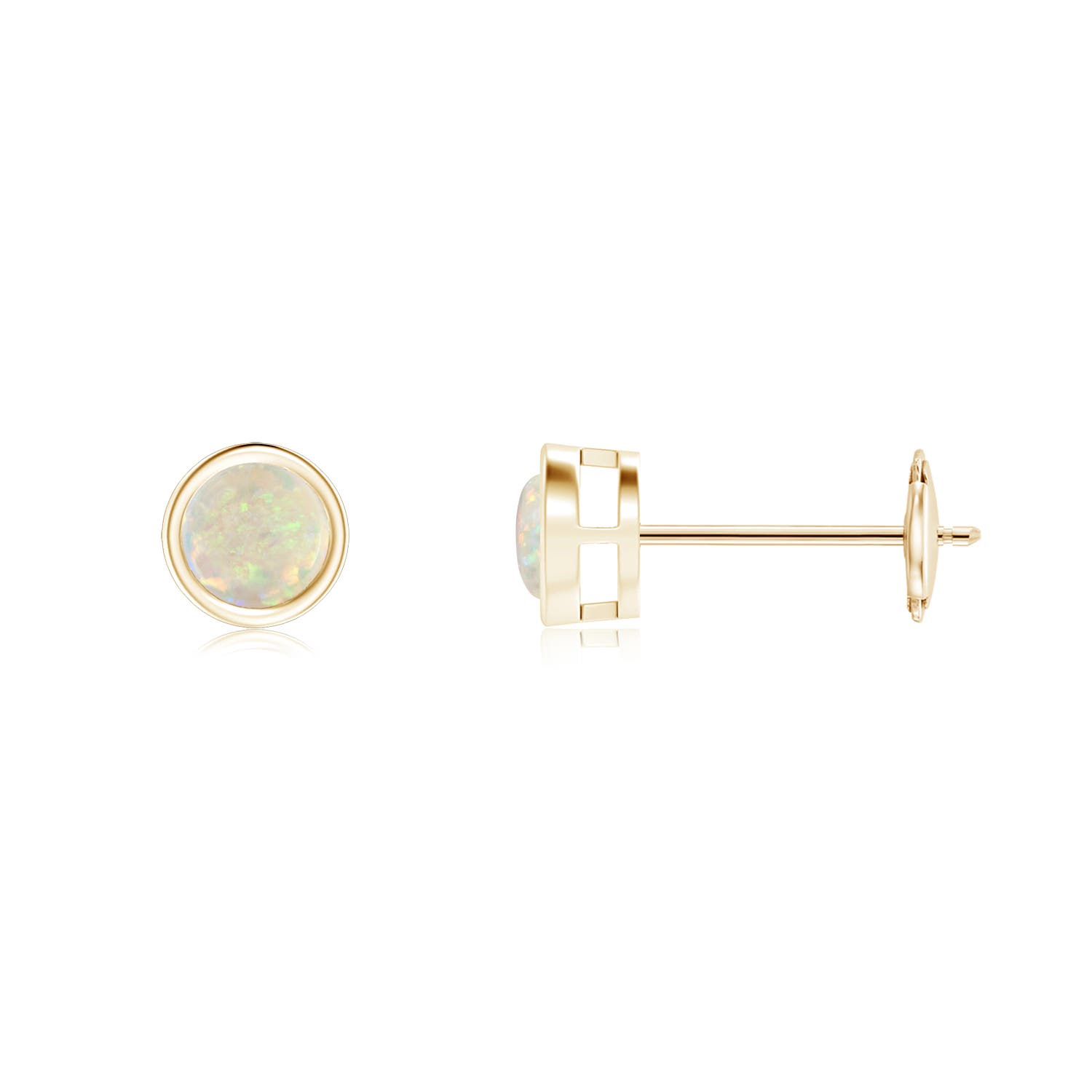 AAA - Opal / 0.32 CT / 14 KT Yellow Gold