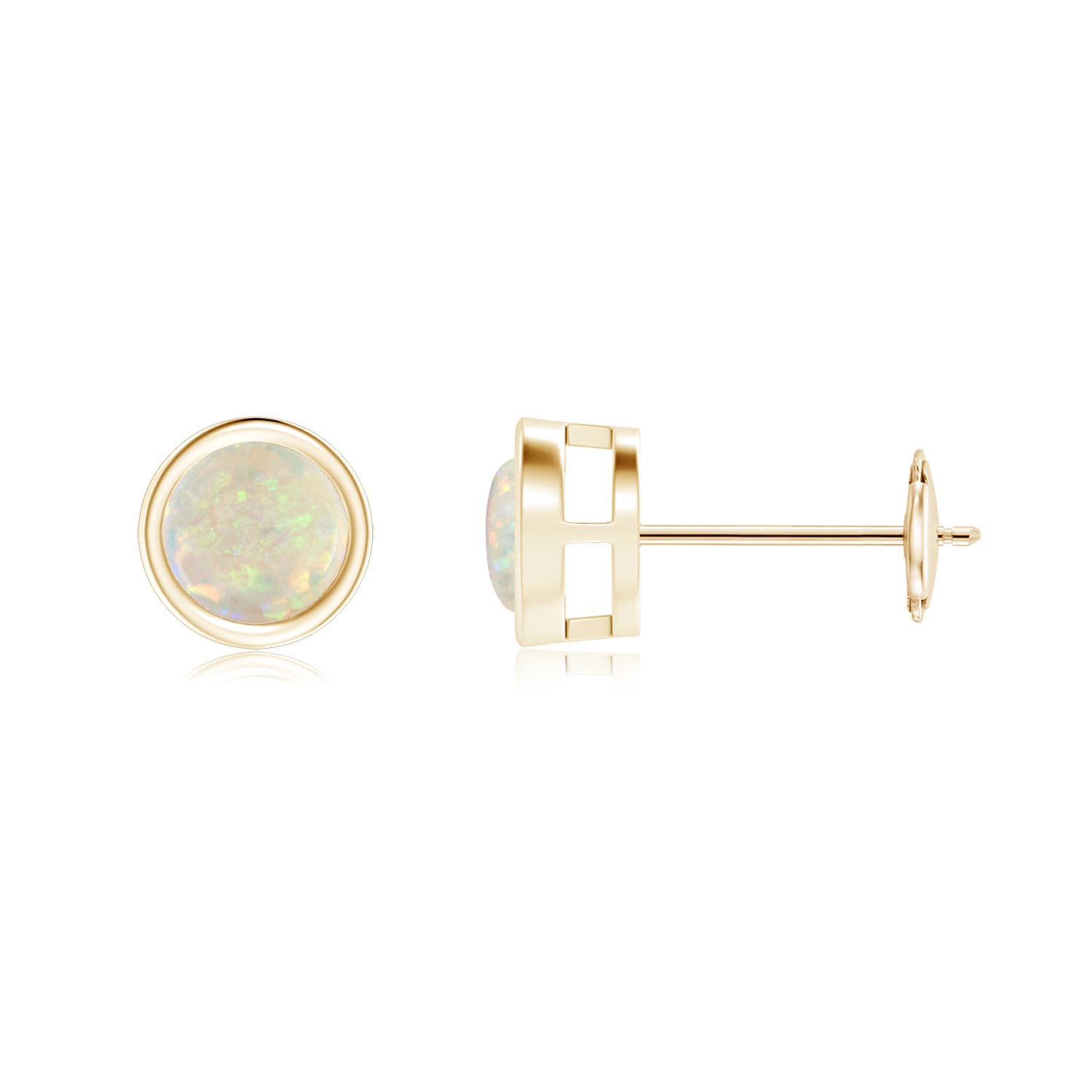 AAA - Opal / 0.66 CT / 14 KT Yellow Gold