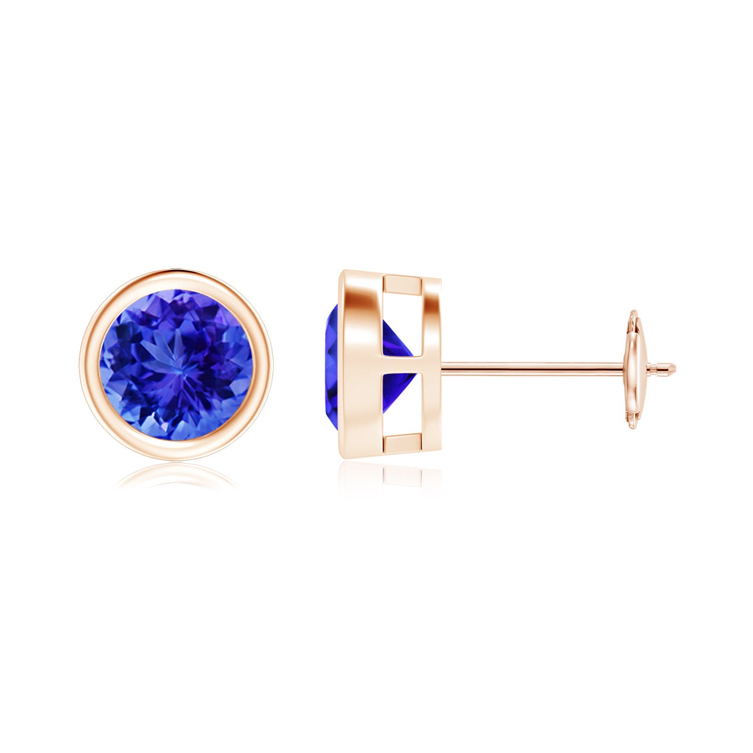 AAA - Tanzanite / 1.8 CT / 14 KT Rose Gold