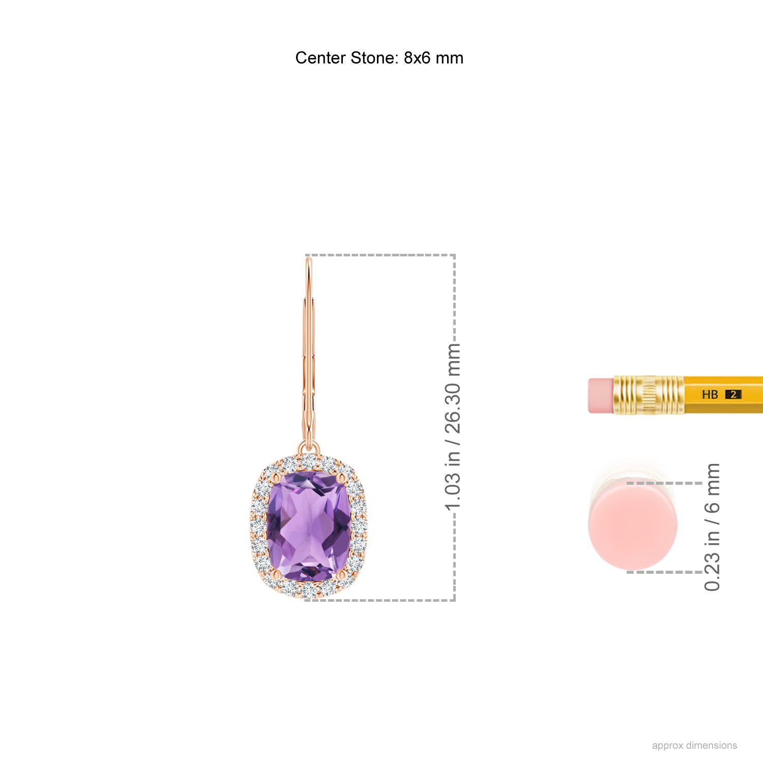 A - Amethyst / 2.72 CT / 14 KT Rose Gold