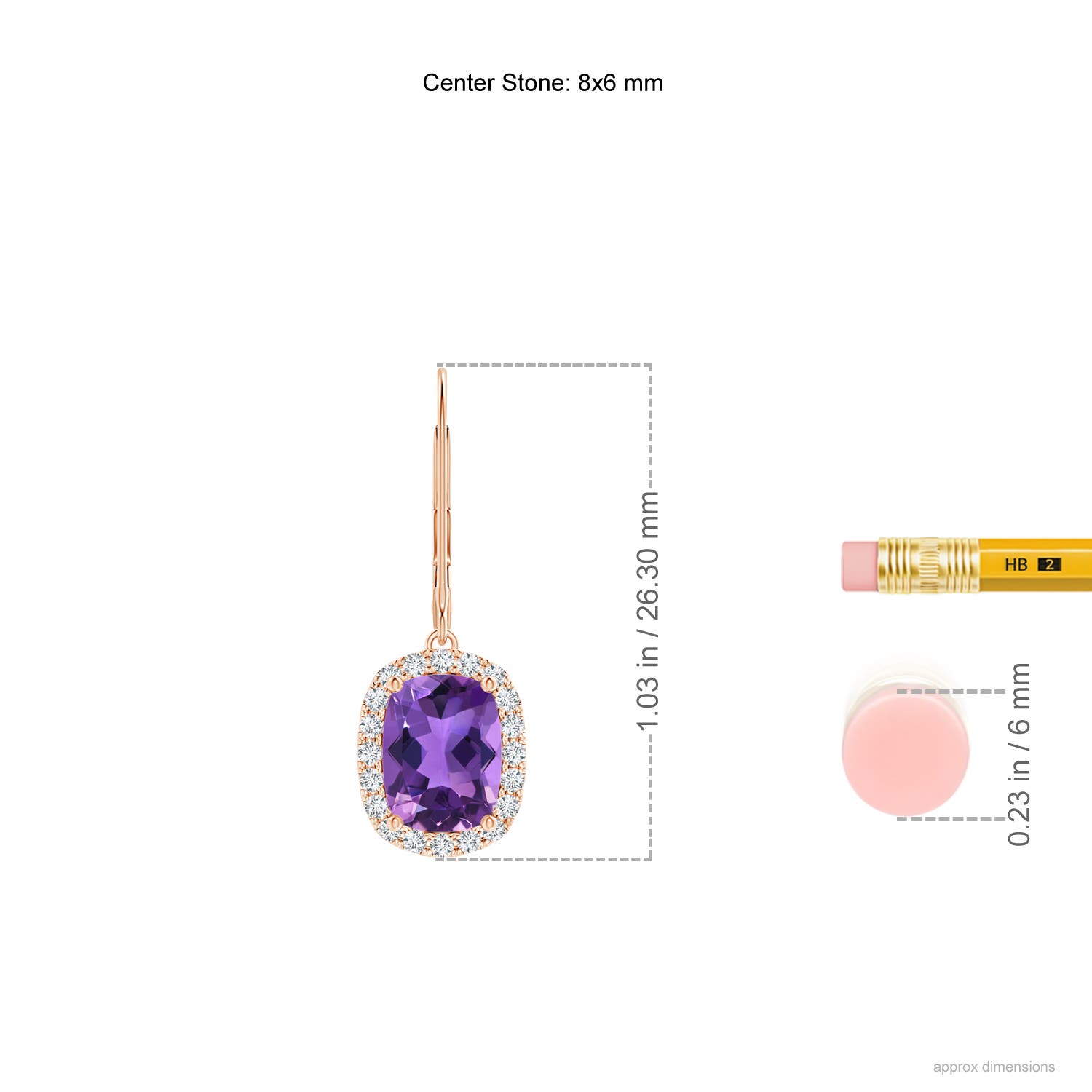 AAA - Amethyst / 2.72 CT / 14 KT Rose Gold