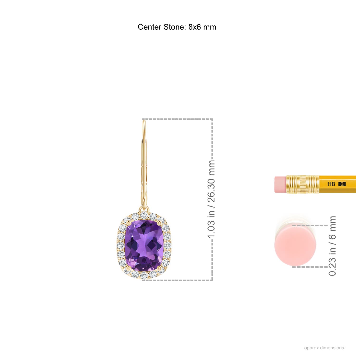 AAA - Amethyst / 2.72 CT / 14 KT Yellow Gold