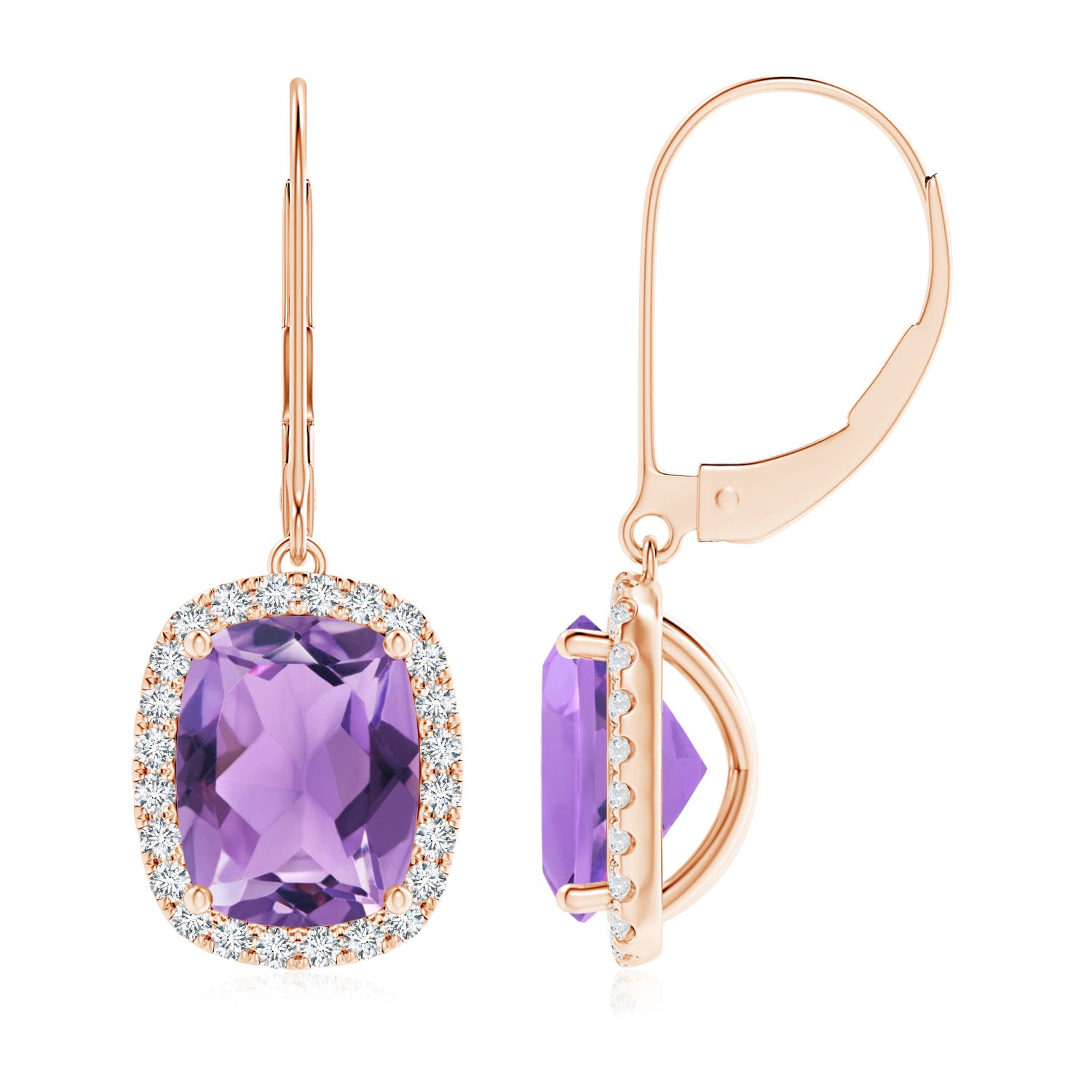 A - Amethyst / 4.38 CT / 14 KT Rose Gold