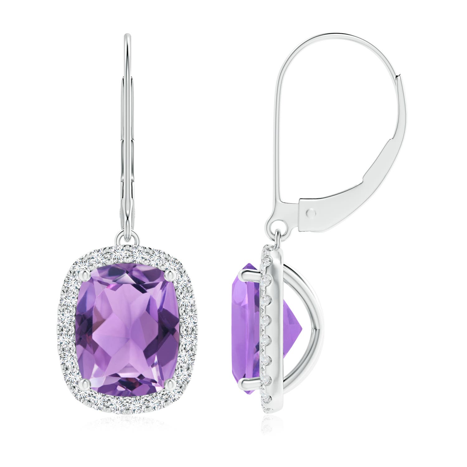 A - Amethyst / 4.38 CT / 14 KT White Gold