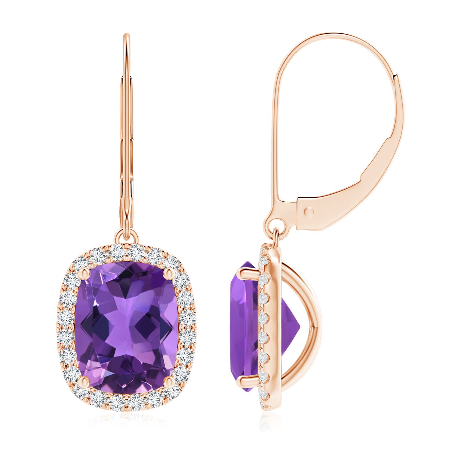 AAA - Amethyst / 4.38 CT / 14 KT Rose Gold