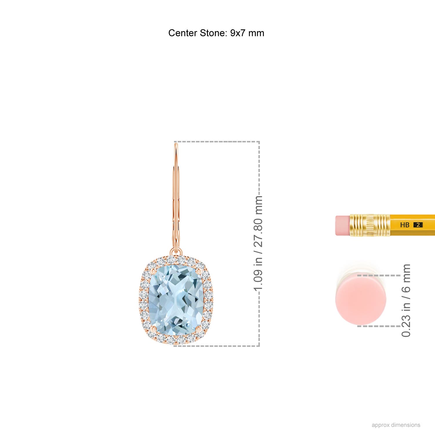 AA - Aquamarine / 4.08 CT / 14 KT Rose Gold