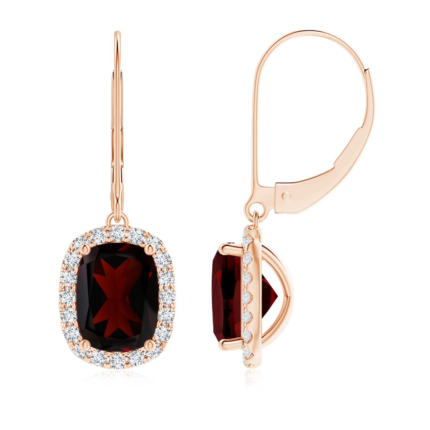 A - Garnet / 3.52 CT / 14 KT Rose Gold