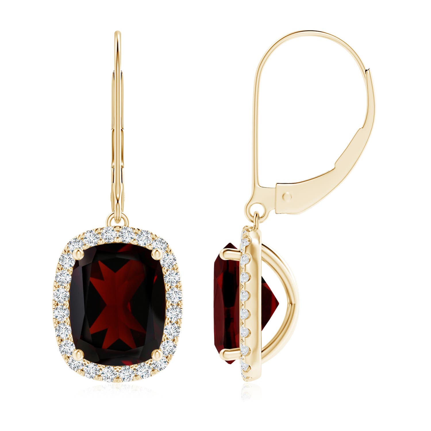 A - Garnet / 6.18 CT / 14 KT Yellow Gold