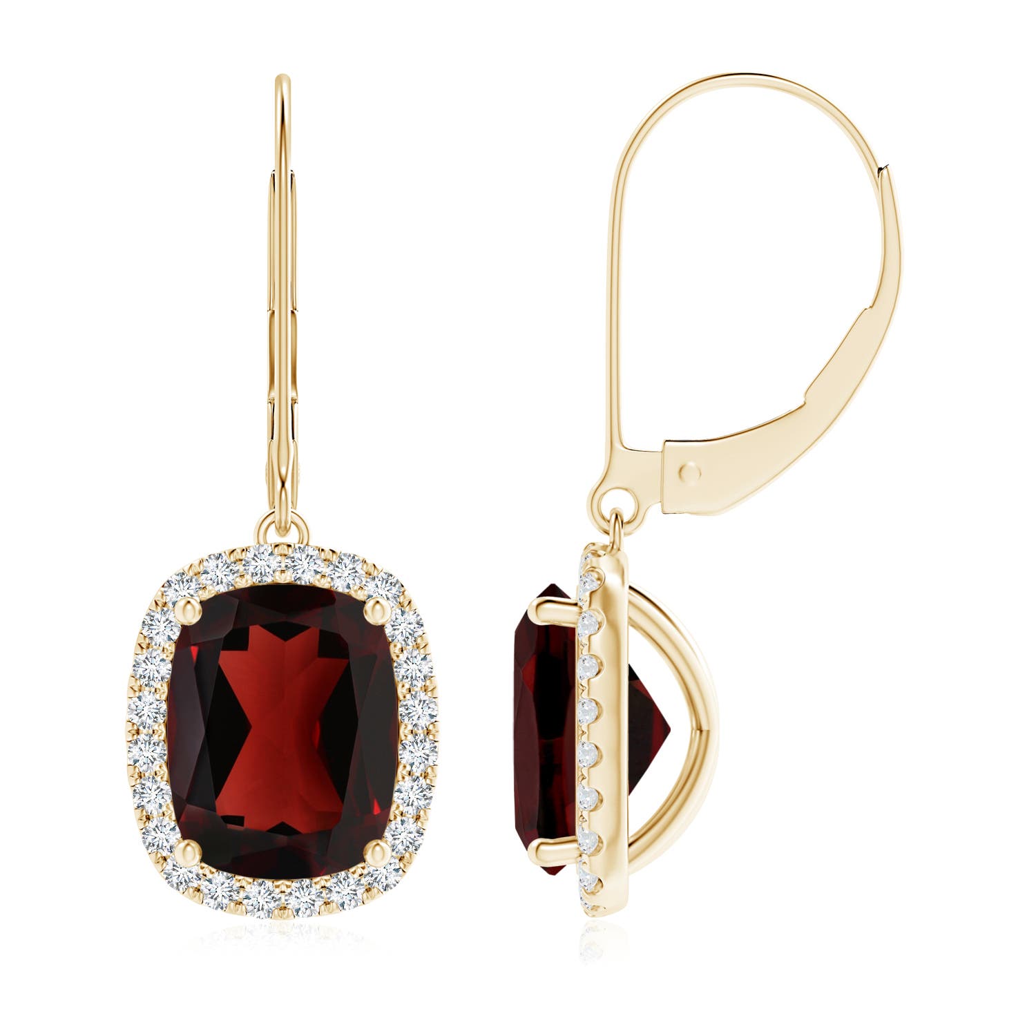 AA - Garnet / 6.18 CT / 14 KT Yellow Gold