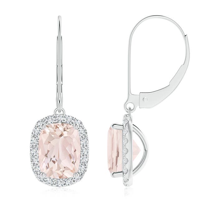 A - Morganite / 2.72 CT / 14 KT White Gold