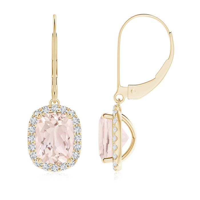 A - Morganite / 2.72 CT / 14 KT Yellow Gold