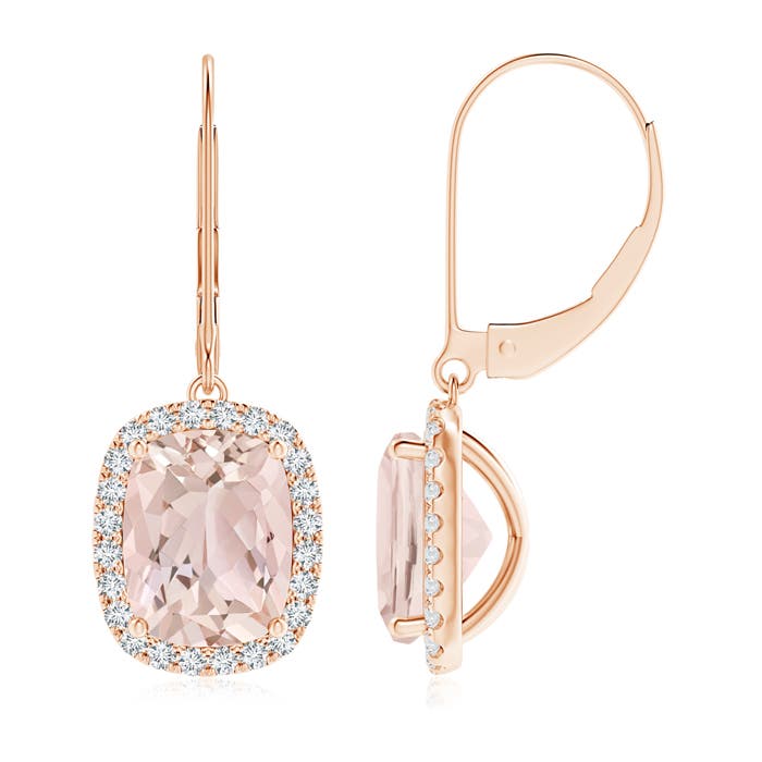 A - Morganite / 3.98 CT / 14 KT Rose Gold