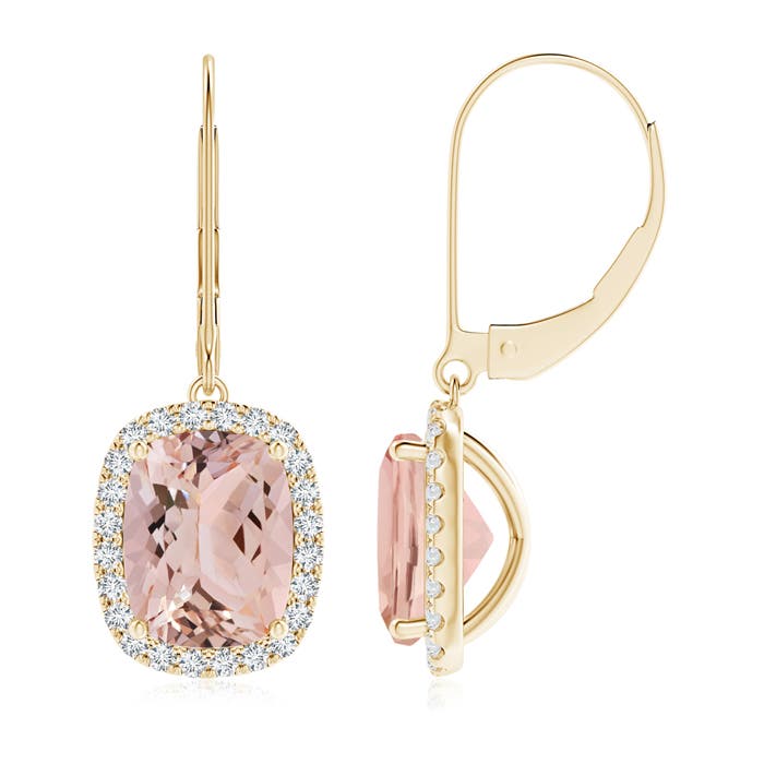 AAA - Morganite / 3.98 CT / 14 KT Yellow Gold