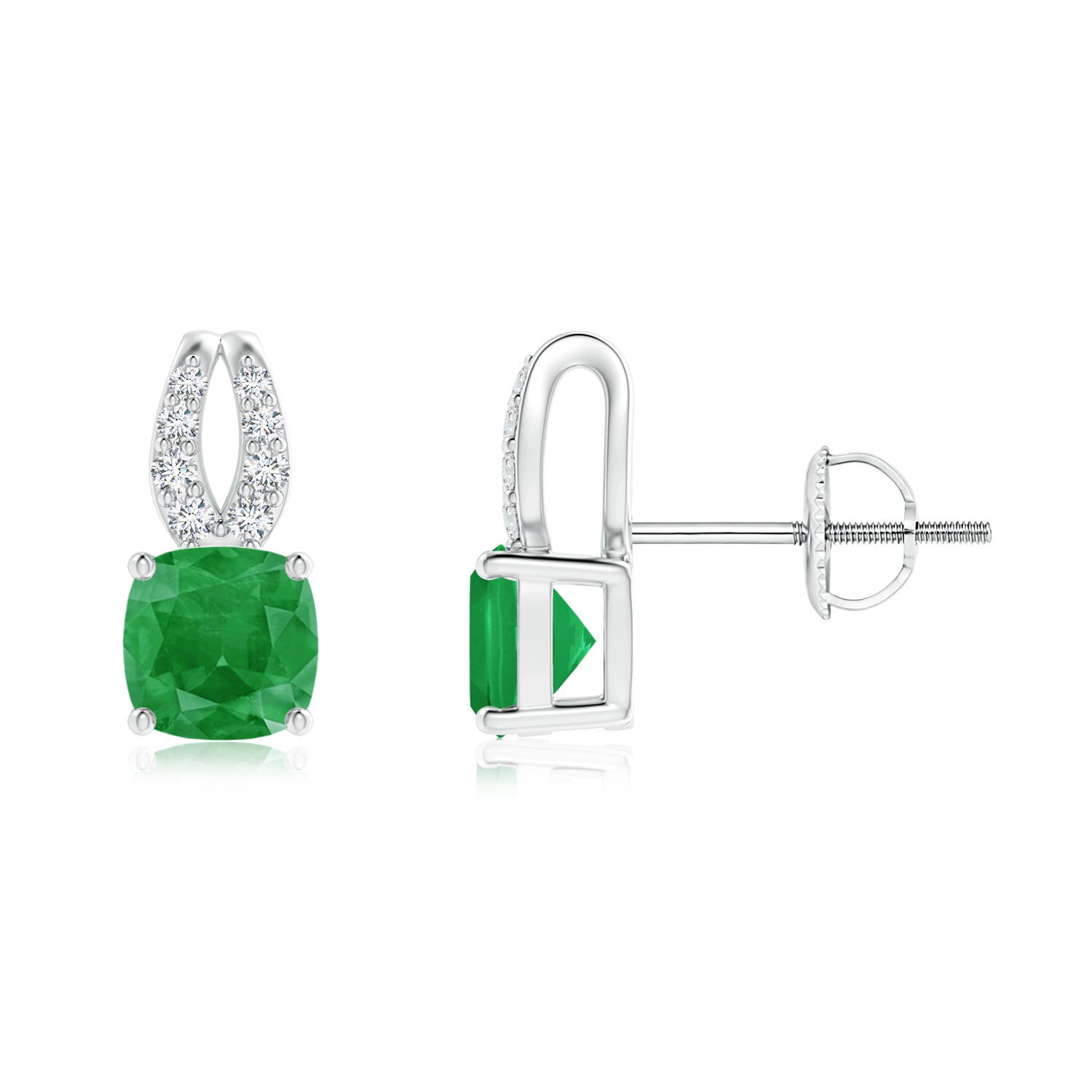 A - Emerald / 1.21 CT / 14 KT White Gold