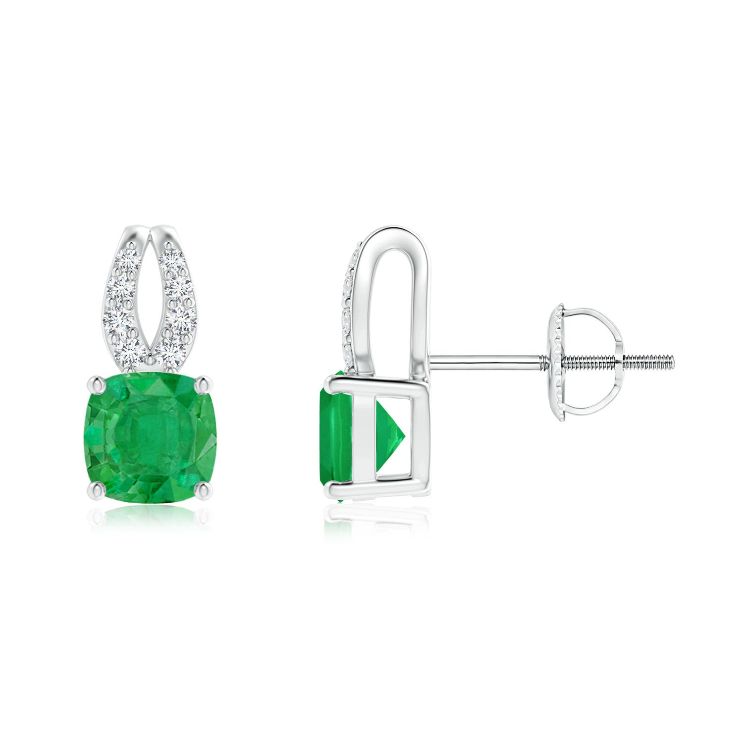 AA - Emerald / 1.21 CT / 14 KT White Gold