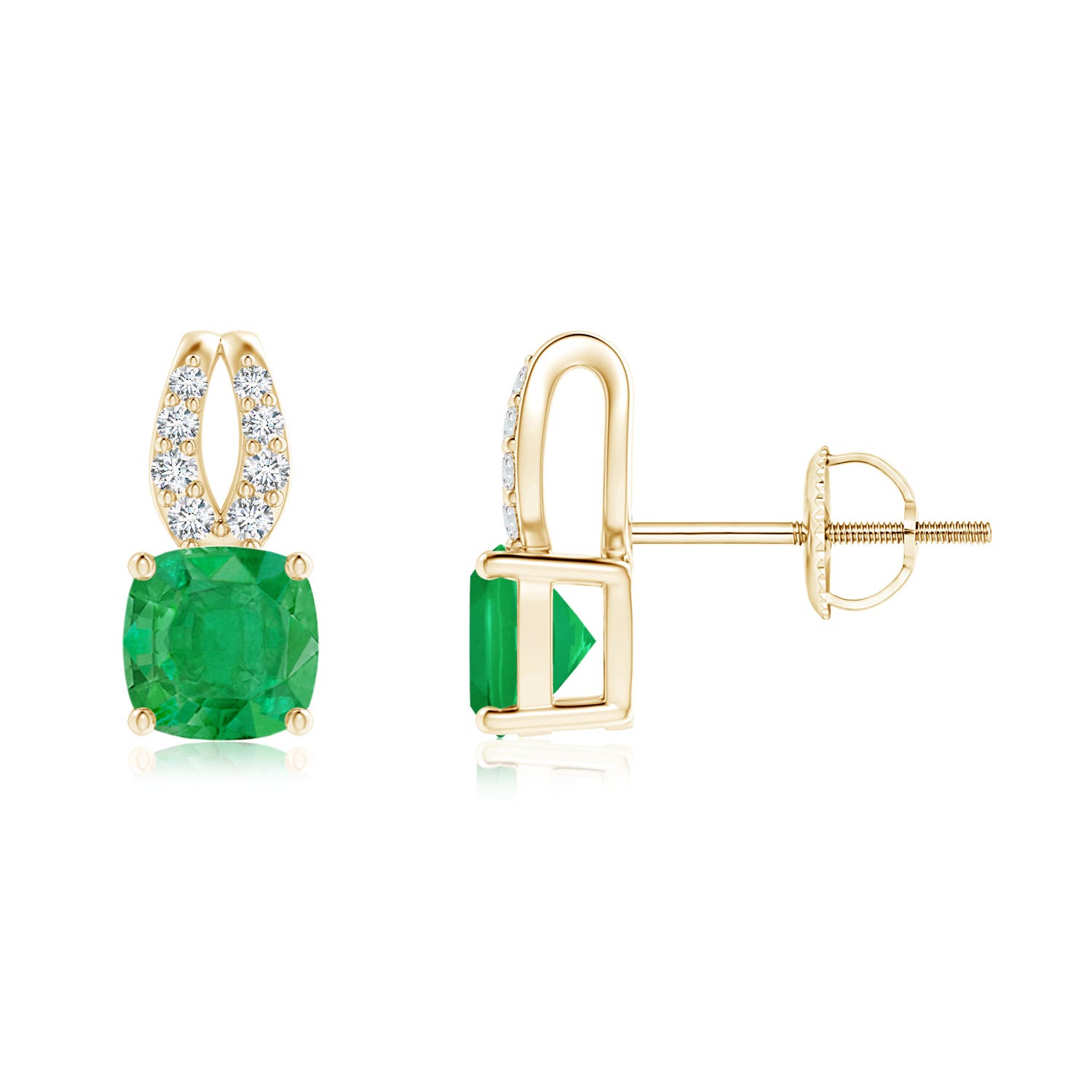 AA - Emerald / 1.21 CT / 14 KT Yellow Gold