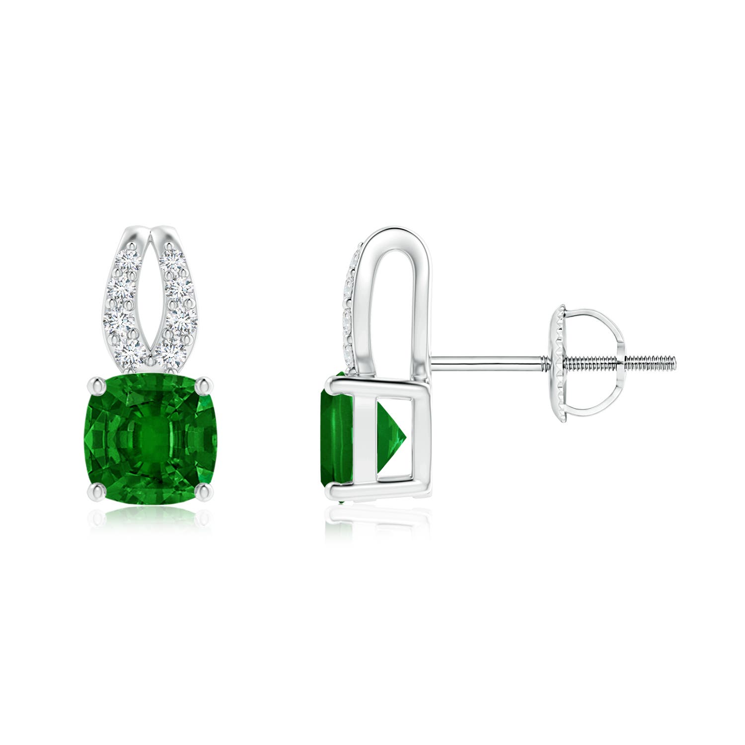 AAAA - Emerald / 1.21 CT / 14 KT White Gold