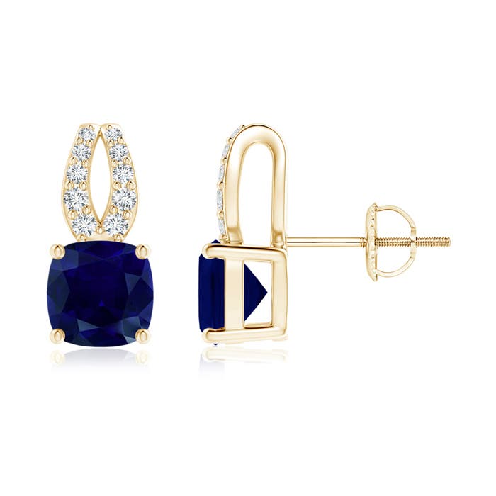 AA - Blue Sapphire / 2.17 CT / 14 KT Yellow Gold