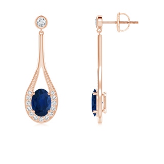 Oval AA Blue Sapphire