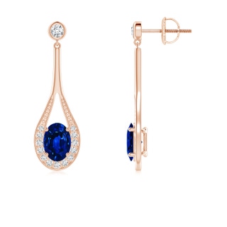 Oval AAAA Blue Sapphire