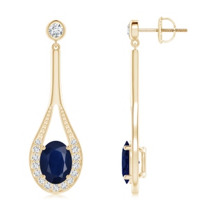 Oval A Blue Sapphire