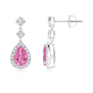 Pear AA Pink Sapphire