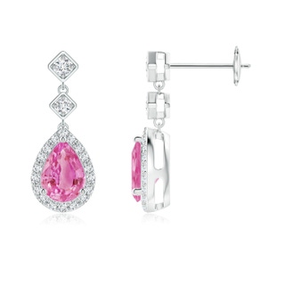 Pear AA Pink Sapphire