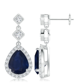 Pear A Blue Sapphire