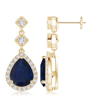 Pear A Blue Sapphire