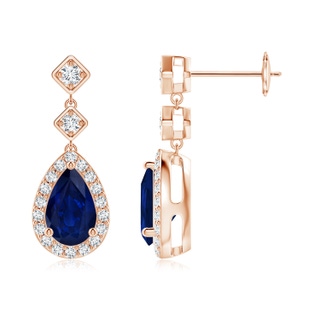 Pear AA Blue Sapphire