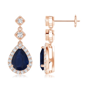Pear A Blue Sapphire
