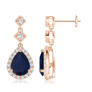Pear A Blue Sapphire