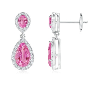 Pear AA Pink Sapphire
