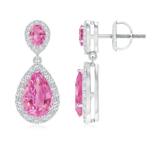 Pear AA Pink Sapphire