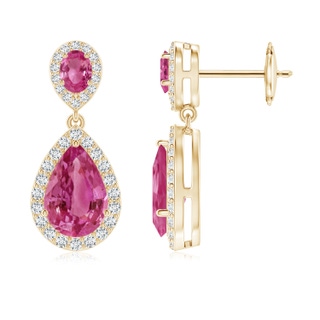 Pear AAAA Pink Sapphire