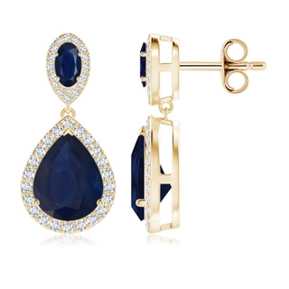 Pear A Blue Sapphire