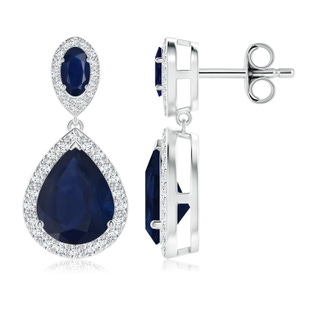 Pear A Blue Sapphire