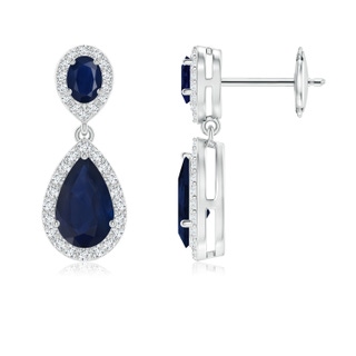 Pear A Blue Sapphire