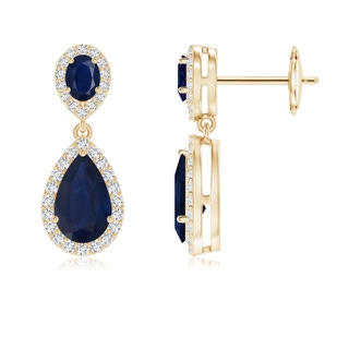 Pear A Blue Sapphire