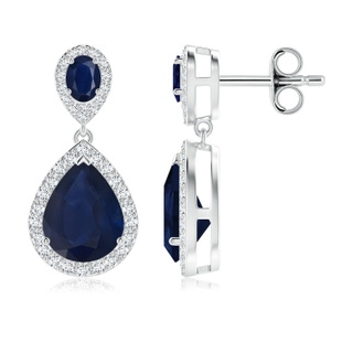 Pear A Blue Sapphire