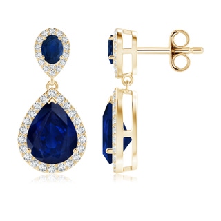 Pear AA Blue Sapphire
