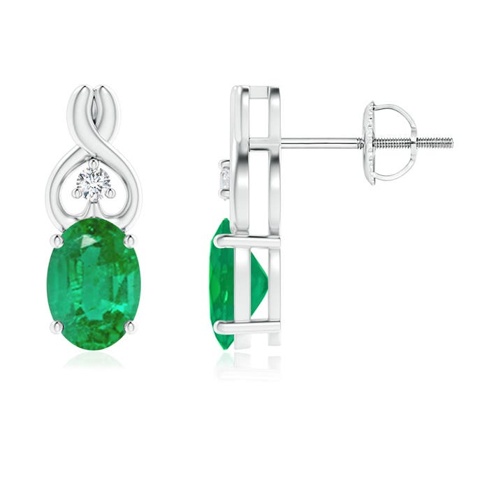 AA - Emerald / 1.37 CT / 14 KT White Gold