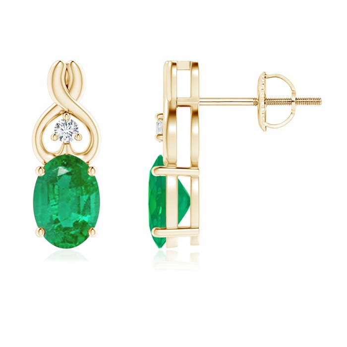 AA - Emerald / 1.37 CT / 14 KT Yellow Gold