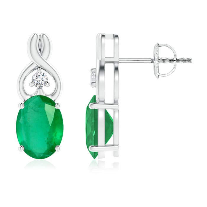 A - Emerald / 2.27 CT / 14 KT White Gold