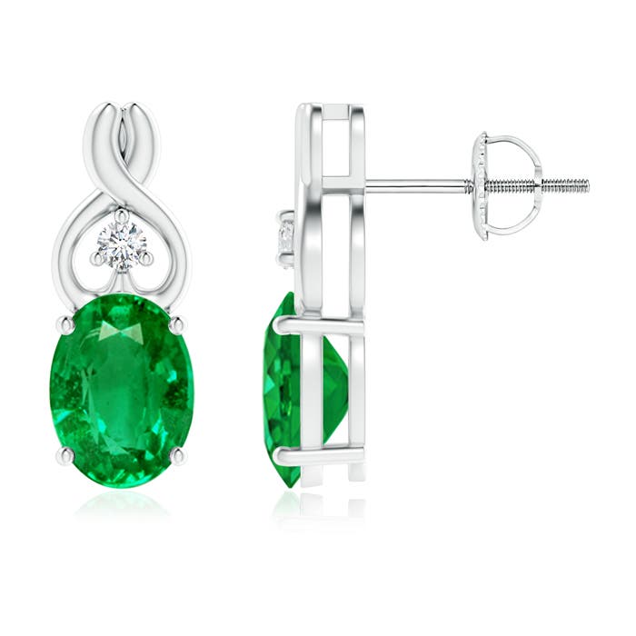 AAA - Emerald / 2.27 CT / 14 KT White Gold