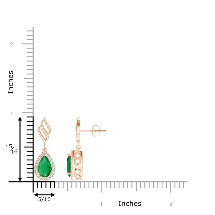 AA - Emerald / 1.59 CT / 14 KT Rose Gold